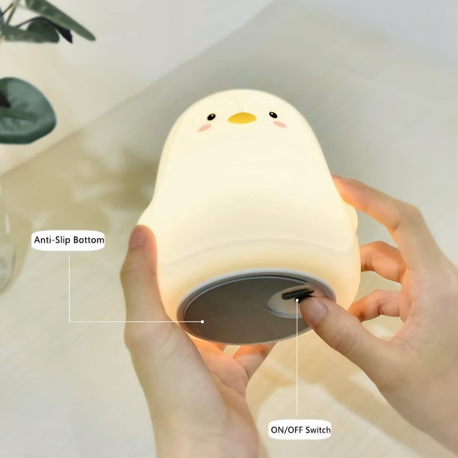 Penguin Silicone Night Light - Tinyminymo 