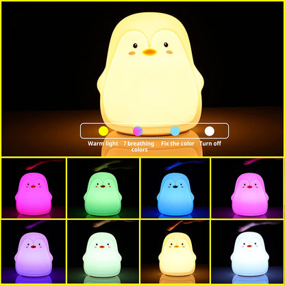 Penguin Silicone Night Light - Tinyminymo 