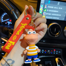 Load image into Gallery viewer, Phineas and Ferb 3D Keychain - Tinyminymo
