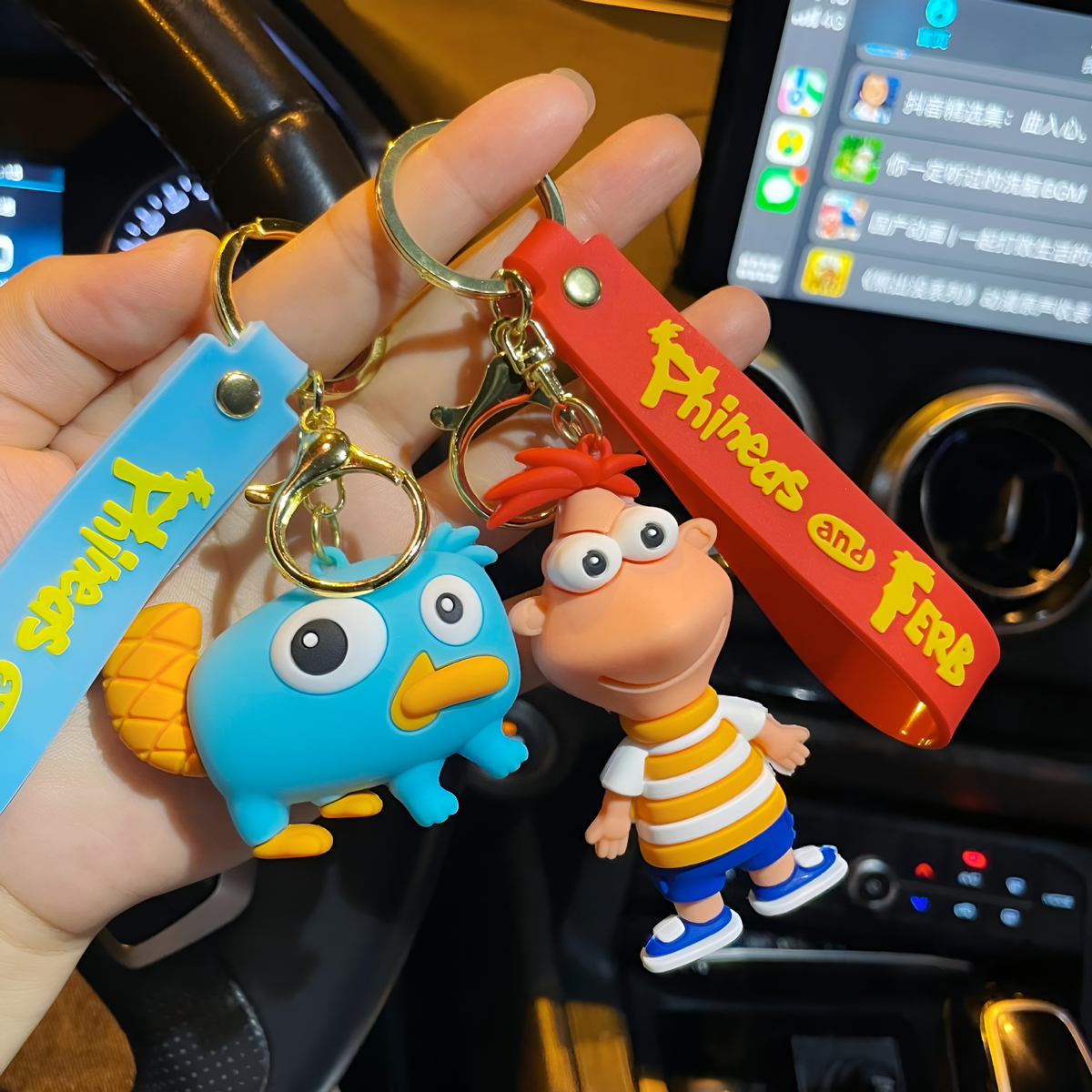 Phineas and Ferb 3D Keychain - Tinyminymo