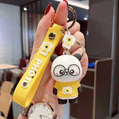 Photographer Panda 3D Keychain - Tinyminymo