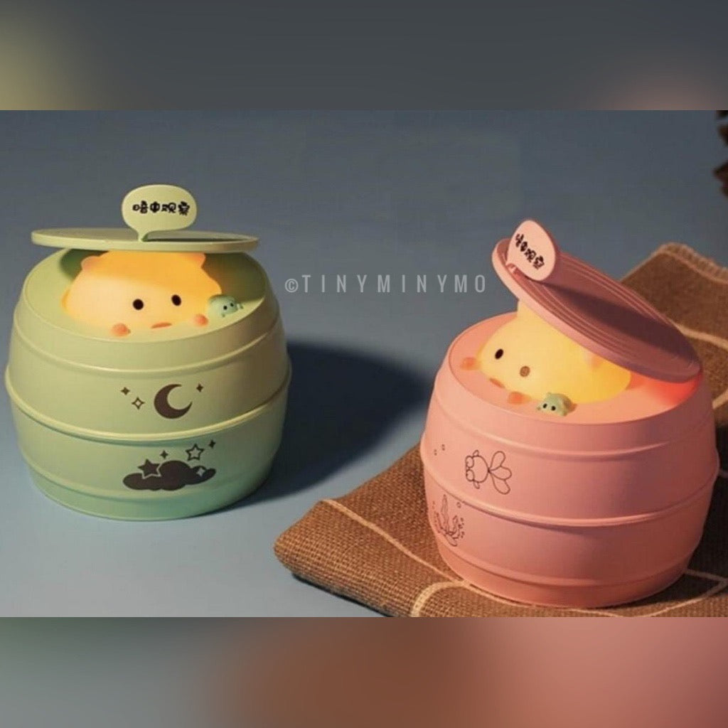 Pig in a Barrel Lamp - Tinyminymo