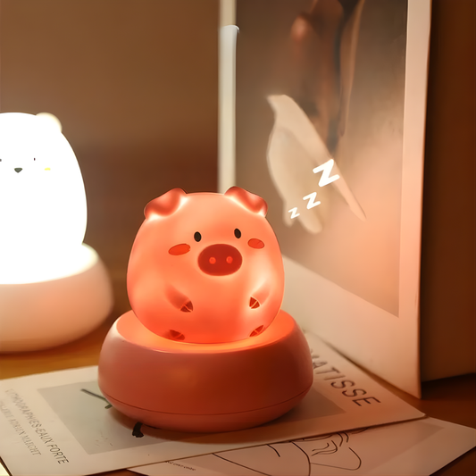 Pig Shaped Night Light - Tinyminymo