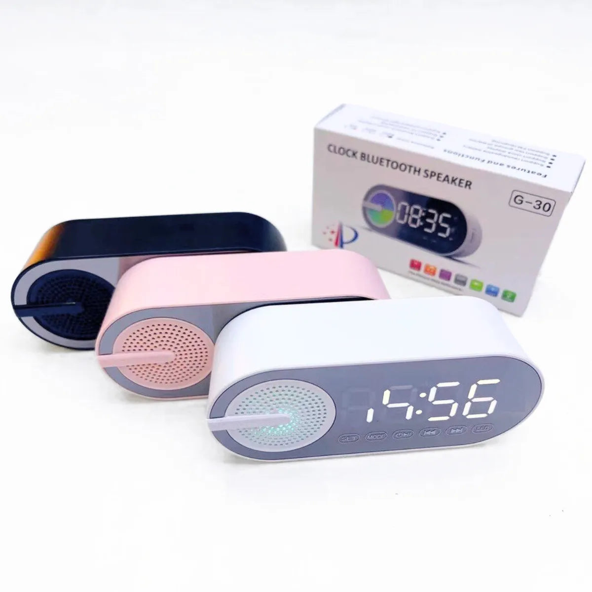 Three Variants of Clock Wireless Speakers - Tinyminymo