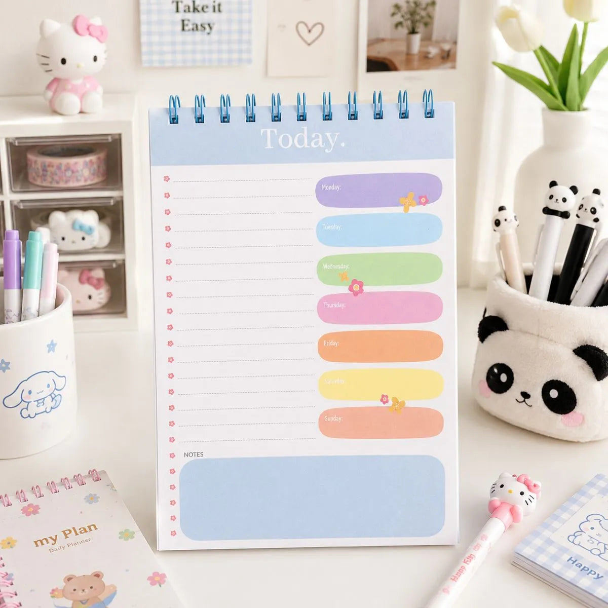 Blue Planner Notepad - Tinyminymo