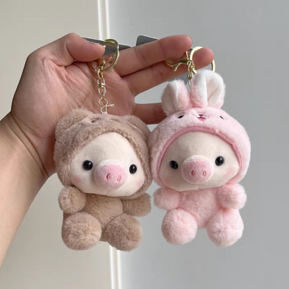 Plush Animal Cosplay 3D Keychain - Tinyminymo