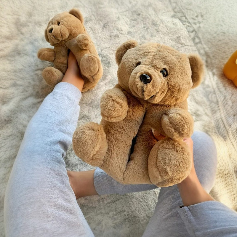 Plush Bear Slipper - Main Image