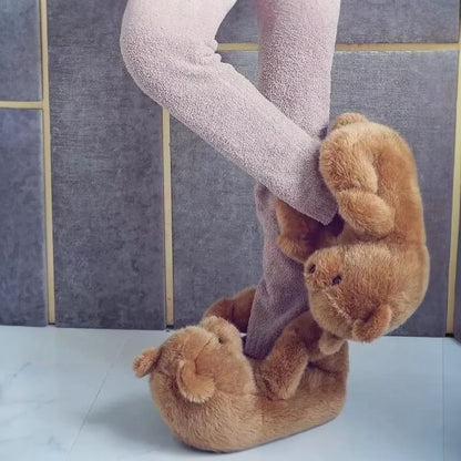 Plush Bear Slipper - Tinyminymo