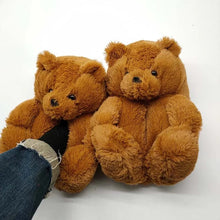 Load image into Gallery viewer, Plush Bear Slipper - Tinyminymo
