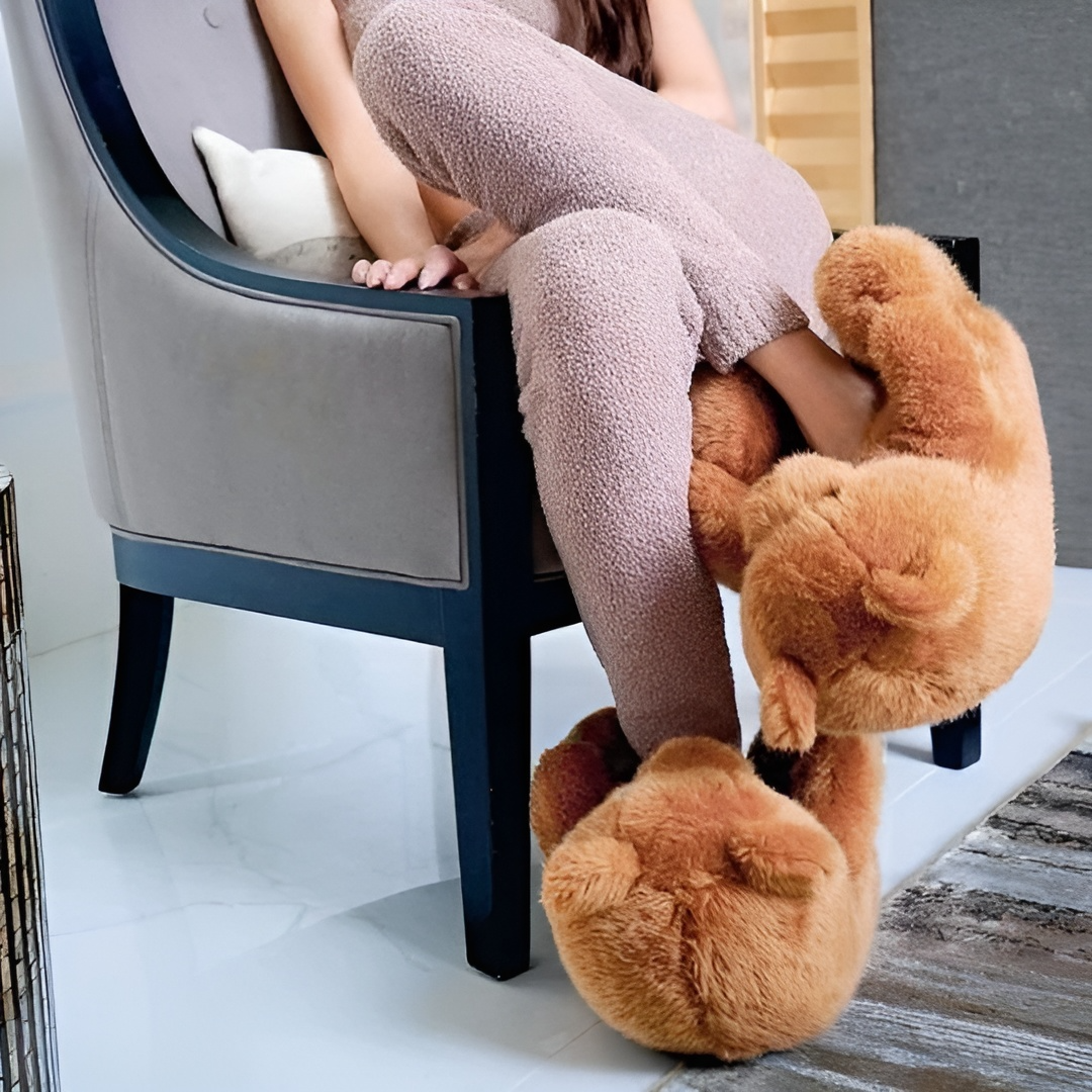 Plush Bear Slipper - Tinyminymo