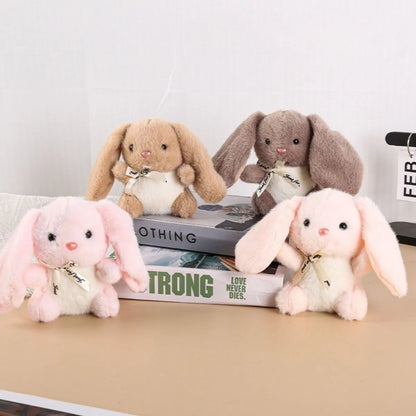 All Colors of Plush Bunny Keychains - Tinyminymo