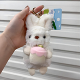 Plush Bunny Keychain