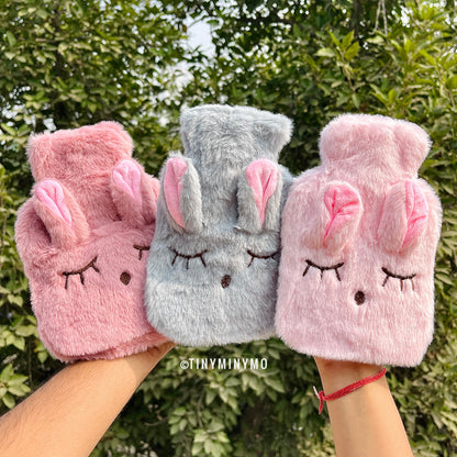 Plush Bunny Mini Hot Water Bag- Tinyminymo