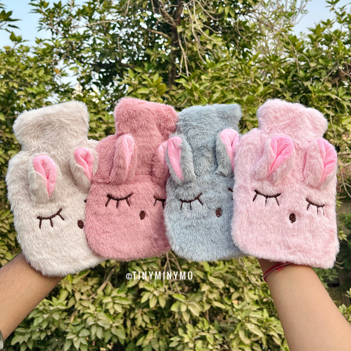 Plush Bunny Mini Hot Water Bag- Tinyminymo