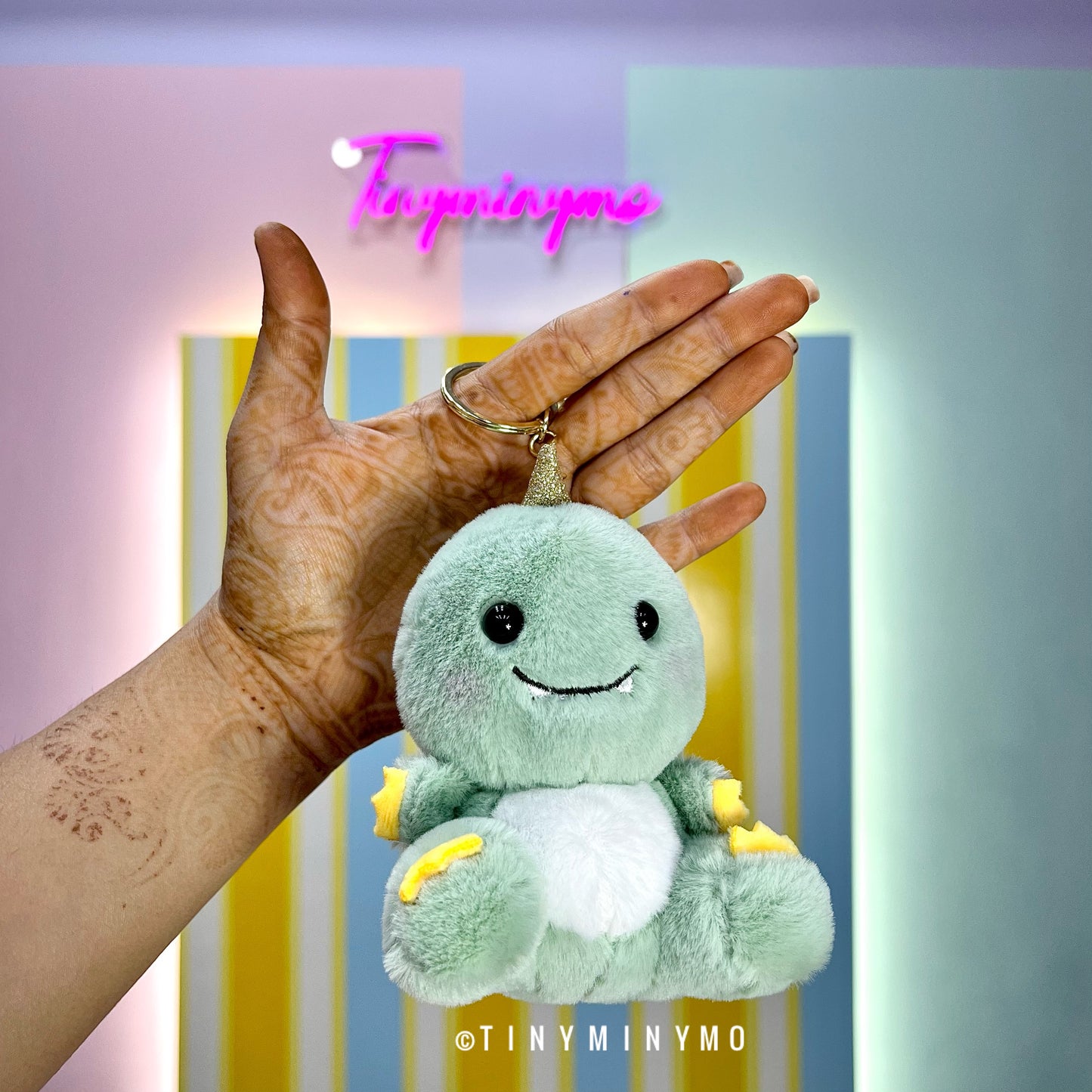 Plush Dino 3D Keychain - Tinyminymo