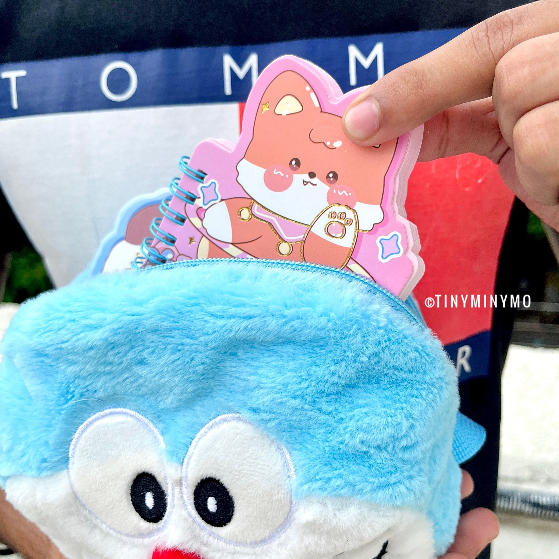 Plush Doraemon Sling Bag - Tinyminymo