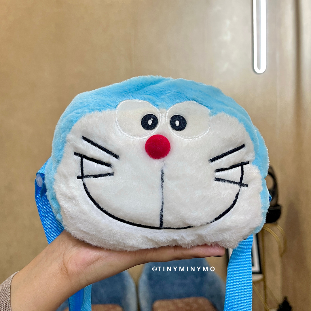 Plush Doraemon Sling Bag - Tinyminymo
