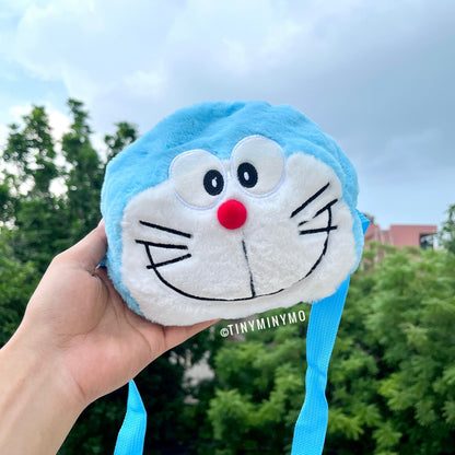 Plush Doraemon Sling Bag - Tinyminymo