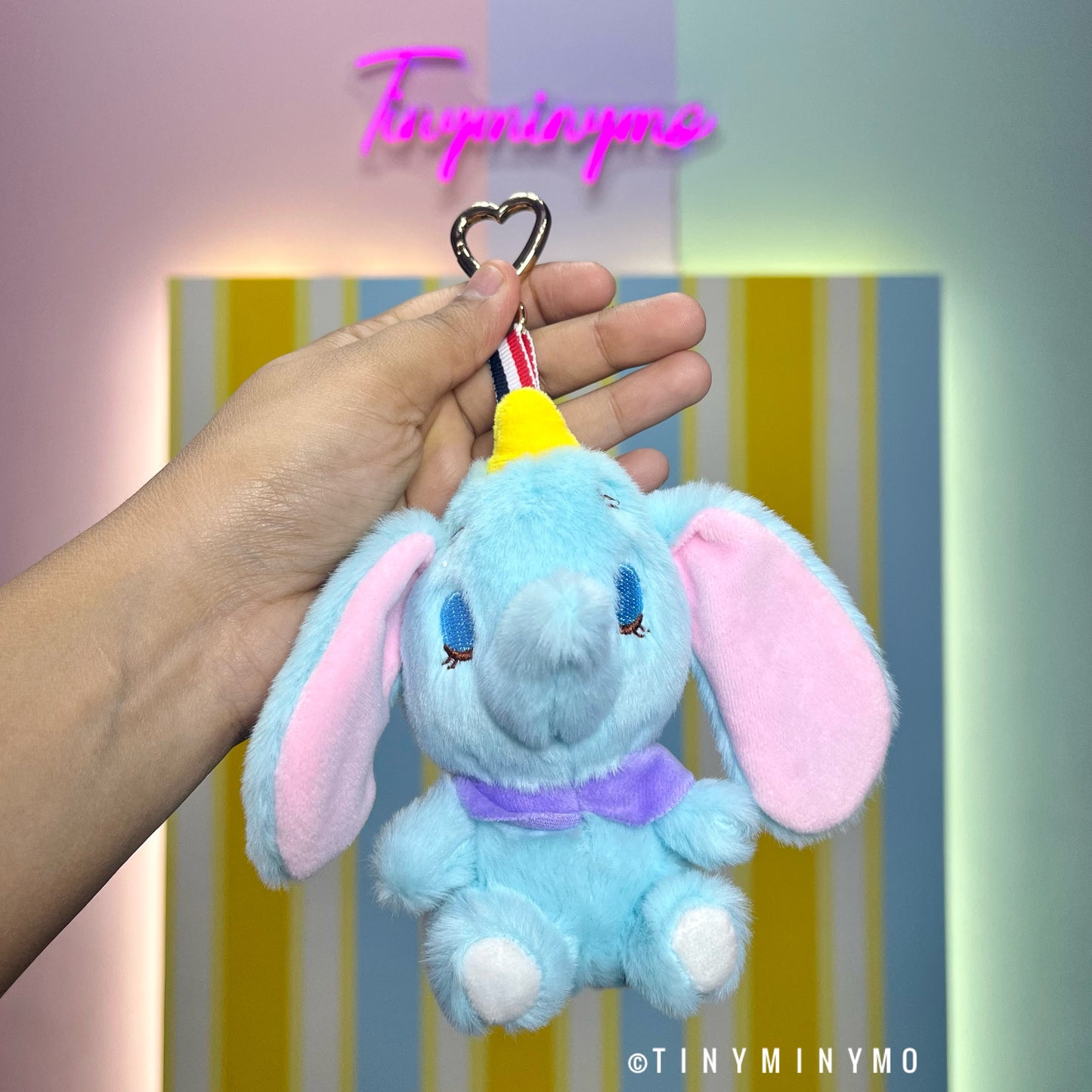 Plush Dumbo 3D Keychain - Tinyminymo