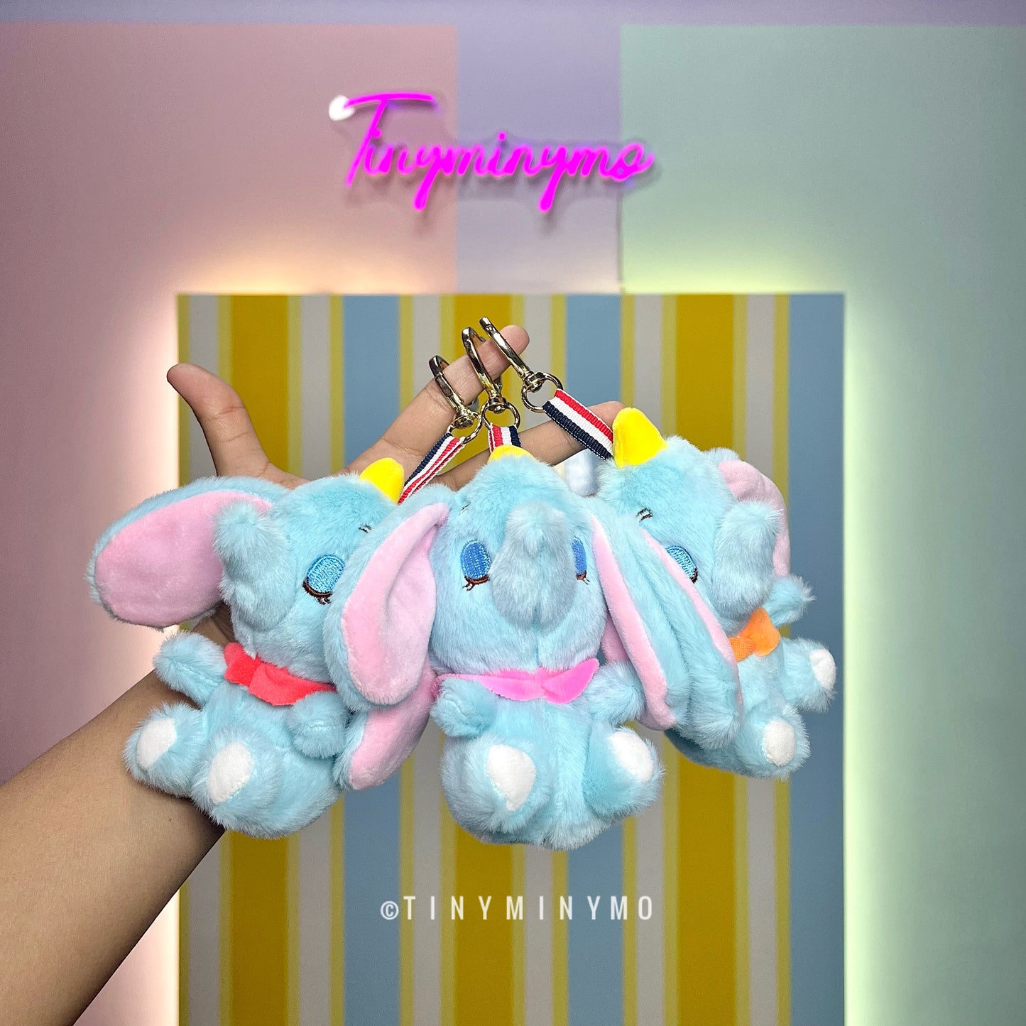 Plush Dumbo 3D Keychain - Tinyminymo