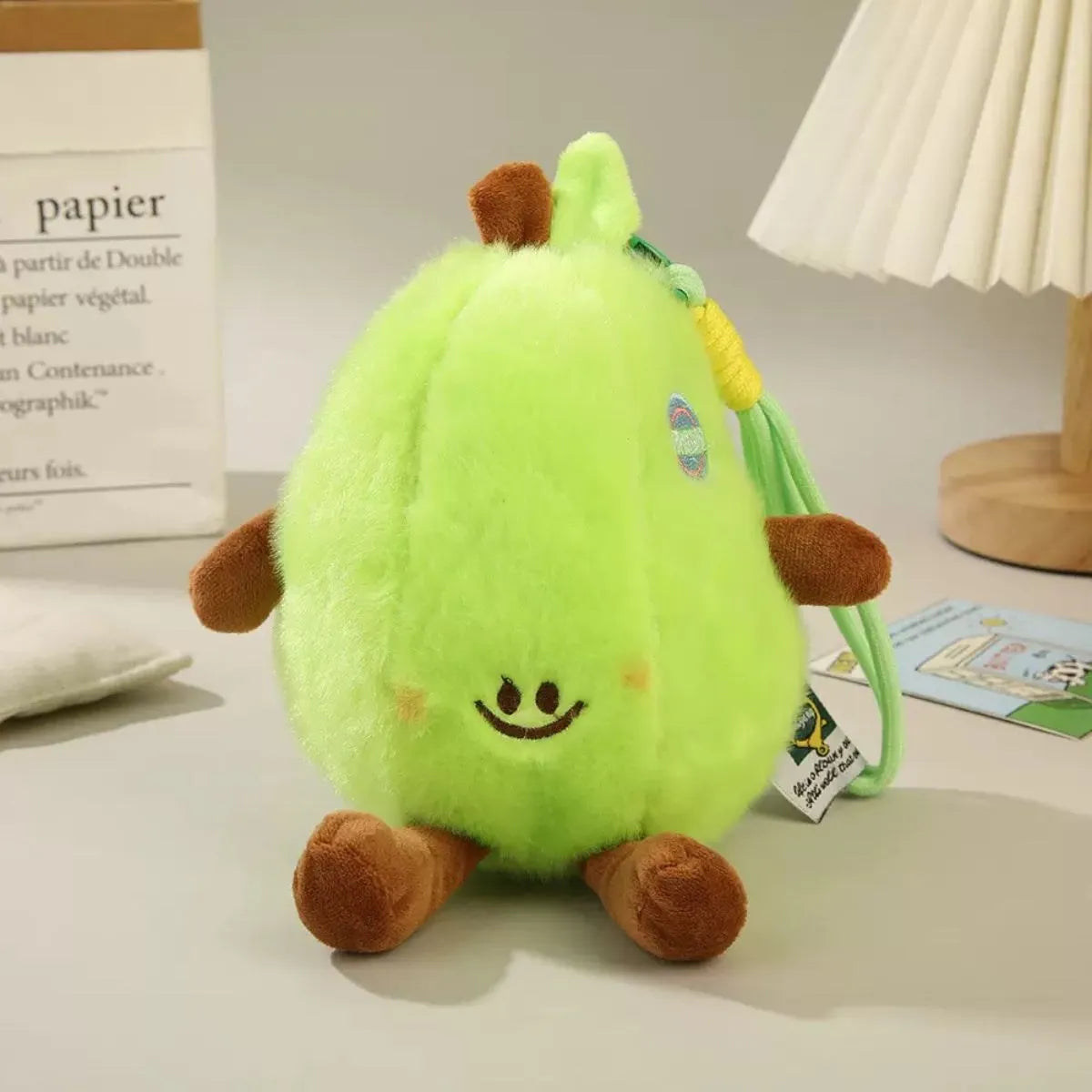Plush Pear Food Charm - Tinyminymo