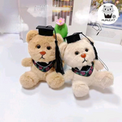 Plush Graduation Bear 3D Keychain - Tinyminymo