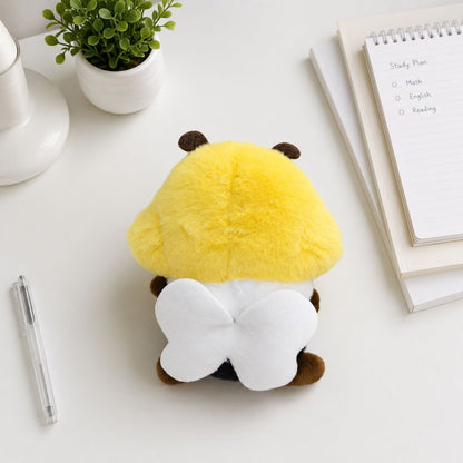 Honey Bee Plush Keychain with Wings - Tinyminymo