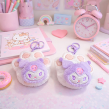 Load image into Gallery viewer, Two Kuromi Keychains - Tinyminymo
