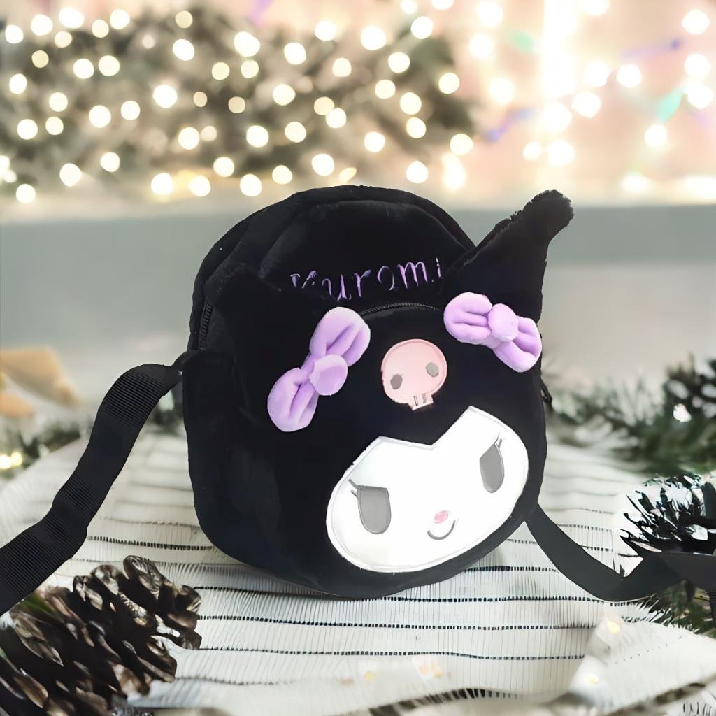 Plush Kuromi Sling Bag - Tinyminymo
