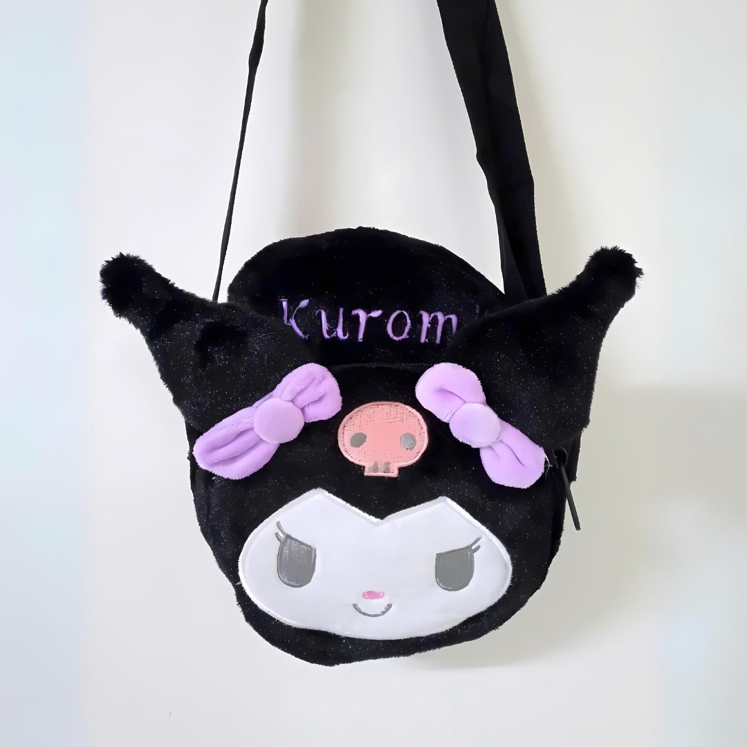 Plush Kuromi Sling Bag - Tinyminymo
