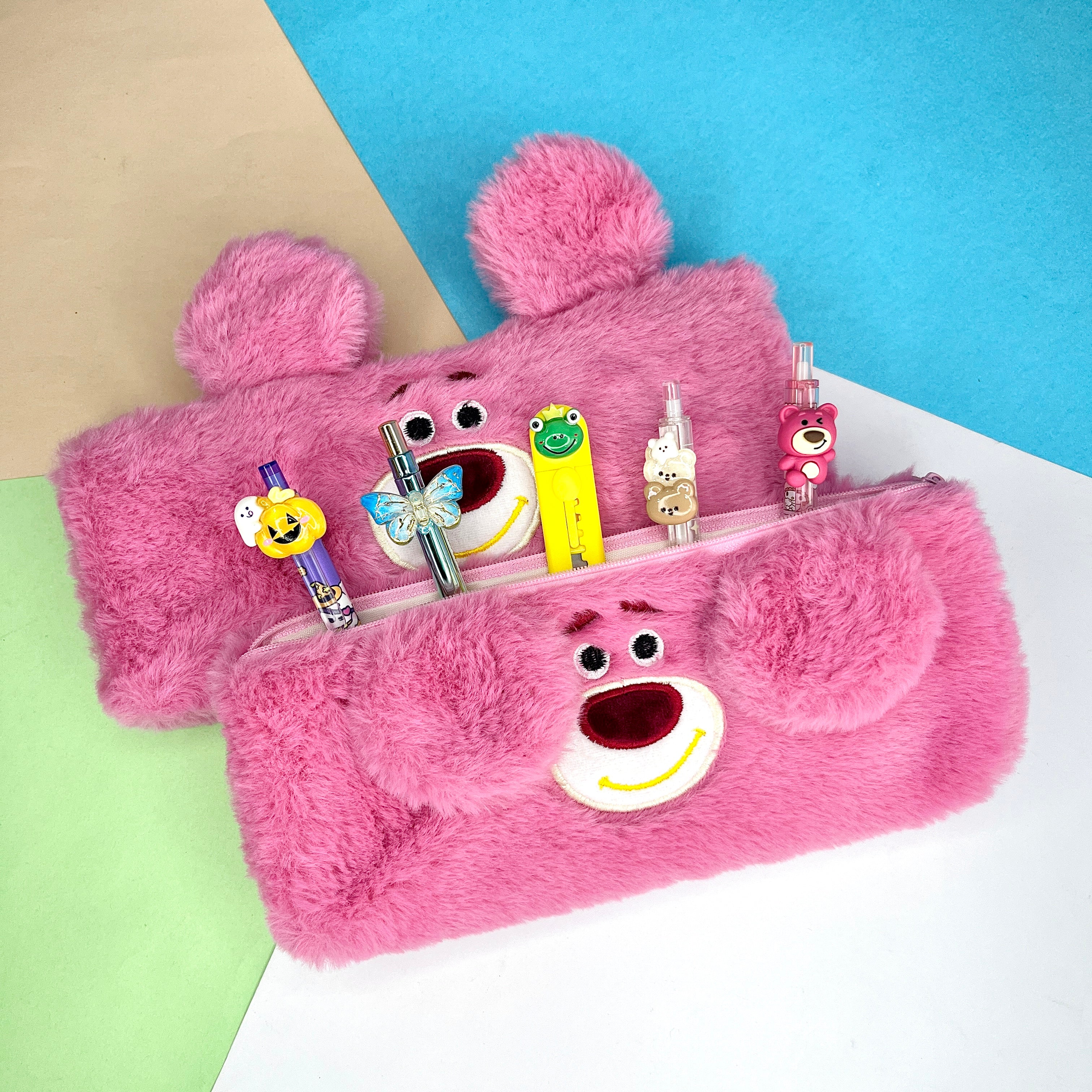 Plush Lotso Bear Zipper Pouch - Tinyminymo