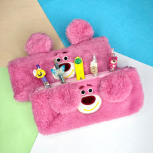 Load image into Gallery viewer, Plush Lotso Bear Zipper Pouch - Tinyminymo
