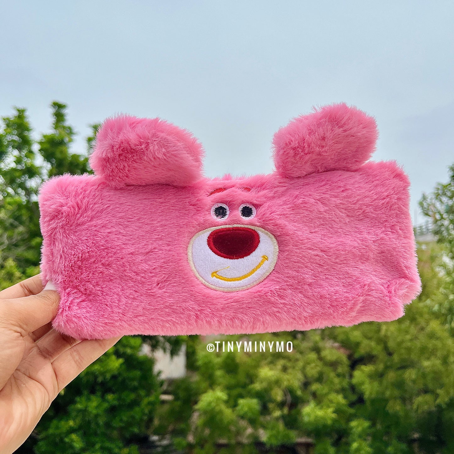 Plush Lotso Bear Zipper Pouch - Tinyminymo