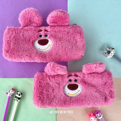 Plush Lotso Bear Zipper Pouch - Tinyminymo