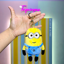 Load image into Gallery viewer, Plush Minion 3D Keychain - Tinyminymo
