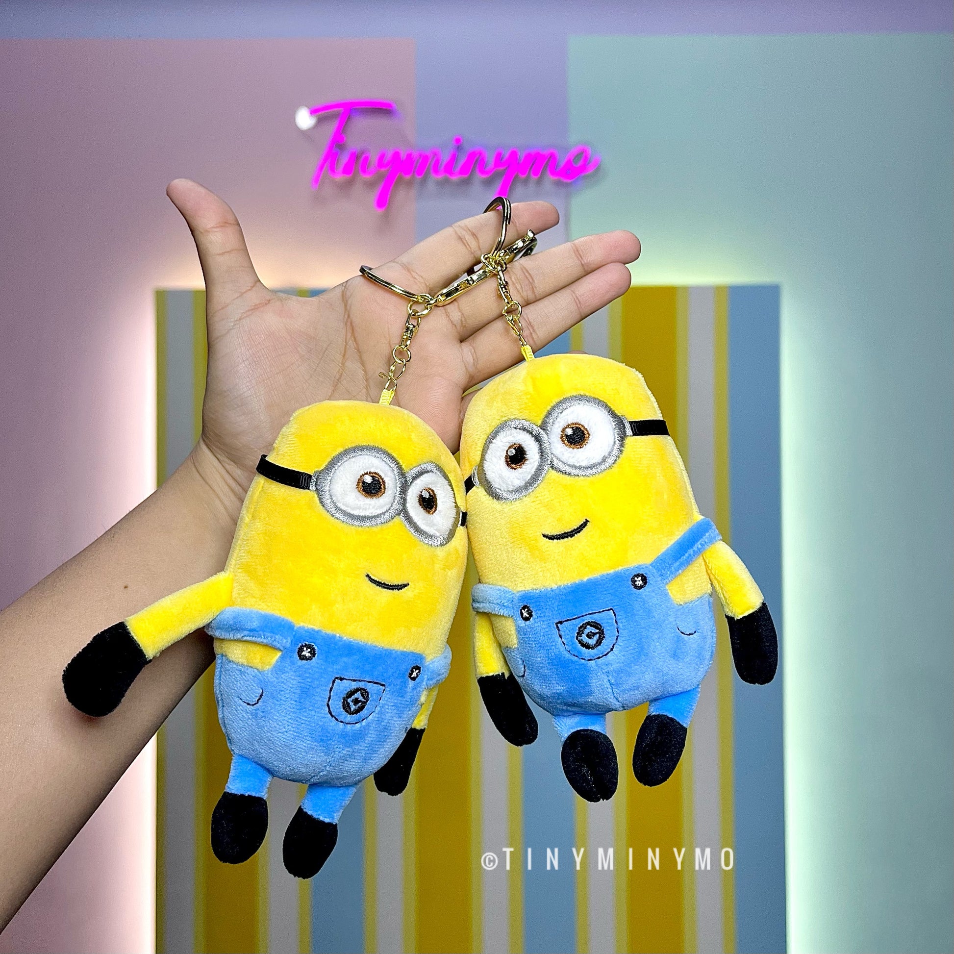 Plush Minion 3D Keychain - Tinyminymo