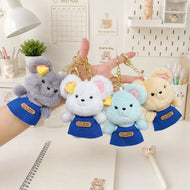 Four Colors of Mouse Plush Keychains - Tinyminymo