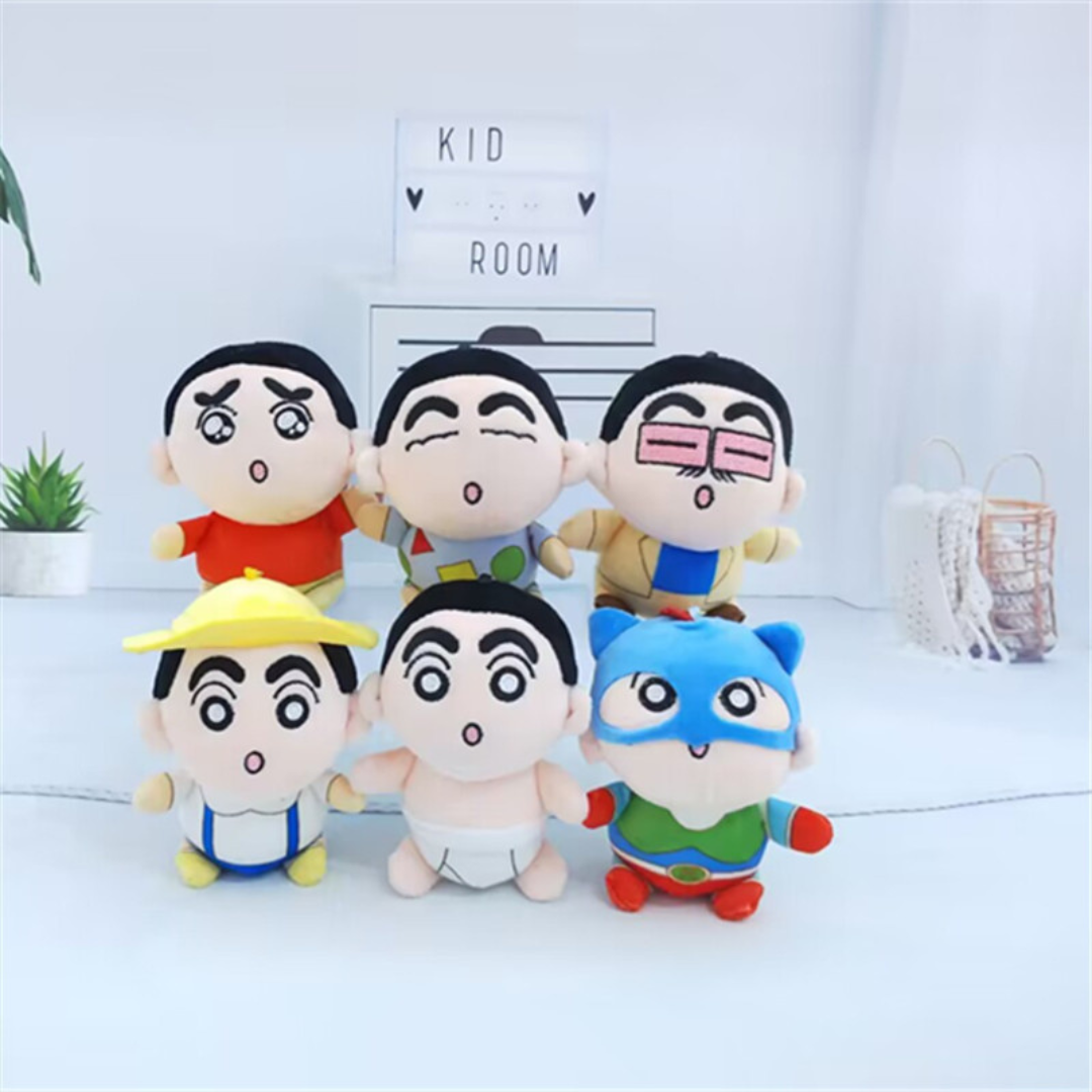 Plush Naughty Shin-chan 3D Keychain-Tinyminymo