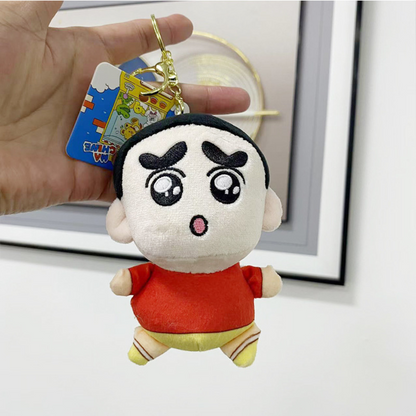 Plush Naughty Shin-chan 3D Keychain-Tinyminymo