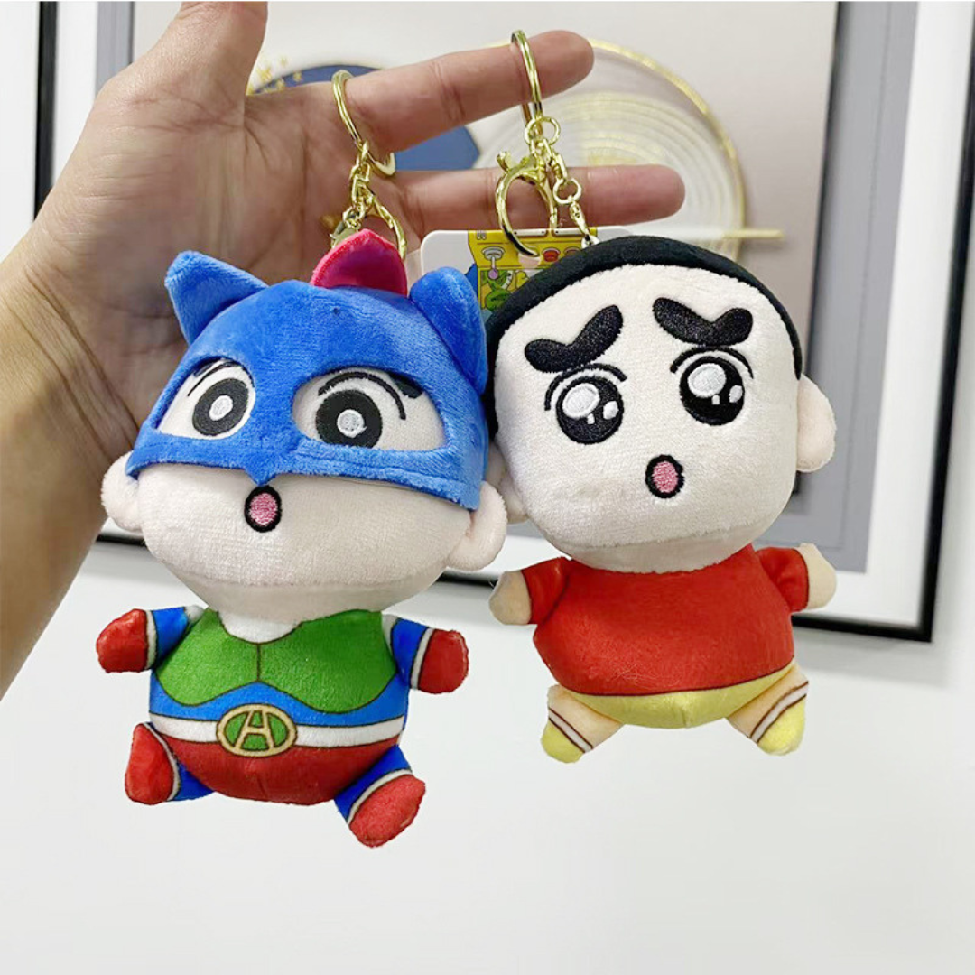 Plush Naughty Shin-chan 3D Keychain-Tinyminymo