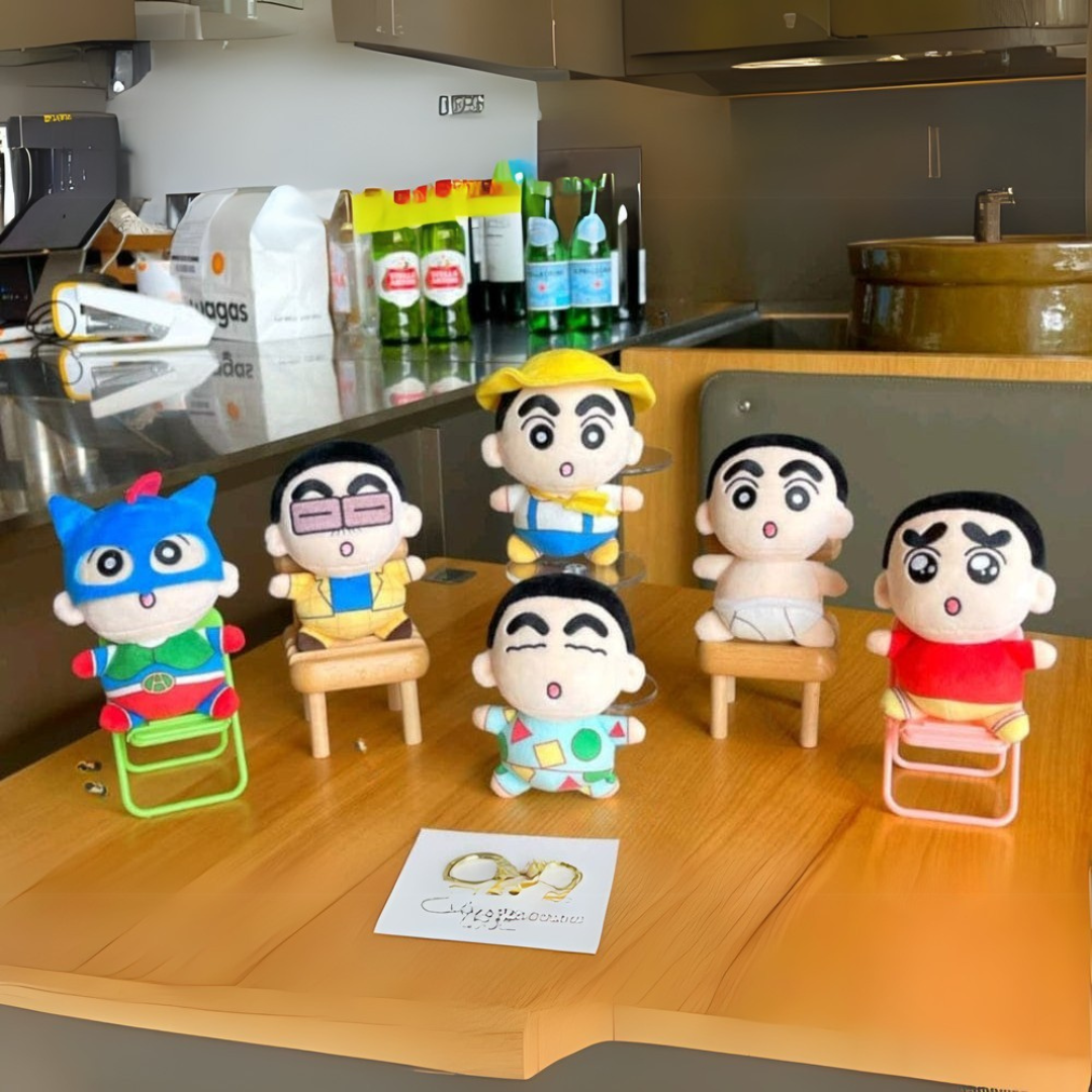 Plush Naughty Shin-chan 3D Keychain-Tinyminymo