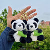 Plush Panda 3D Keychain