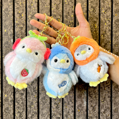 Plush Penguin 3D Keychain - Tinyminymo
