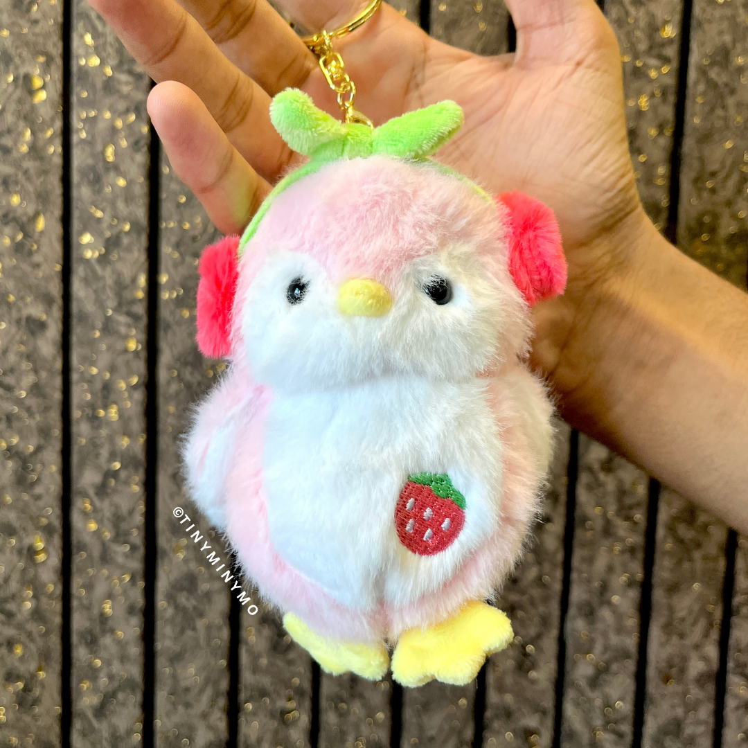 Plush Penguin 3D Keychain - Tinyminymo