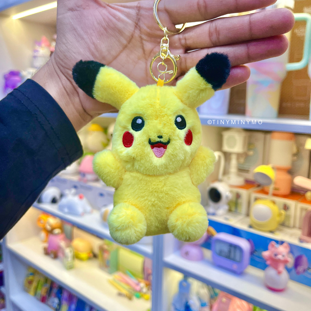 Plush Pikachu 3D Keychain - Tinyminymo