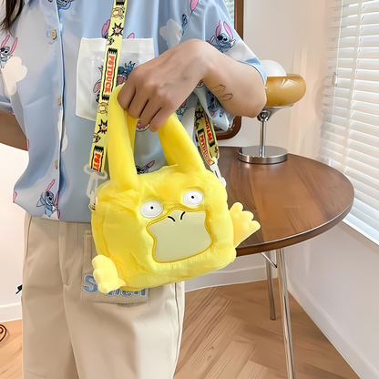 Plush Psyduck Handbag cum Sling Bag - Tinyminymo