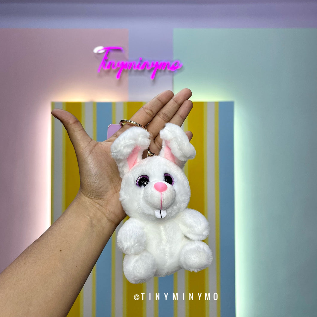 Plush Rabbit Keychain - Tinyminymo