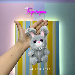 Plush Rabbit Keychain - Tinyminymo