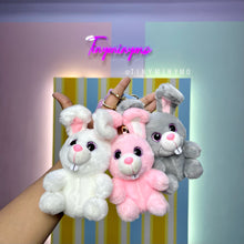 Load image into Gallery viewer, Plush Rabbit Keychain - Tinyminymo
