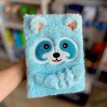 Load image into Gallery viewer, Plush Raccoon Diary - Tinyminymo
